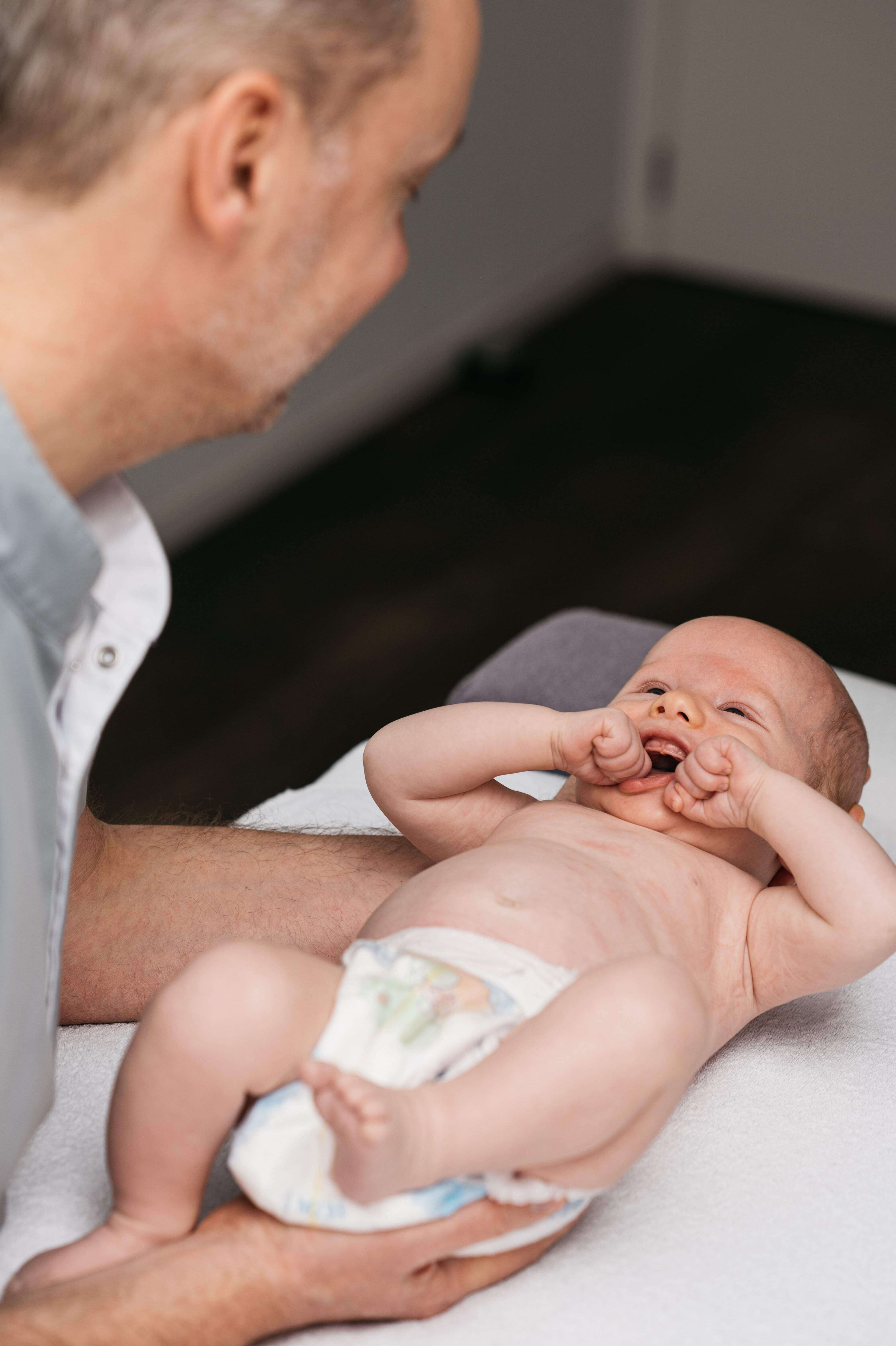 Osteopathie behandeling bij baby's
